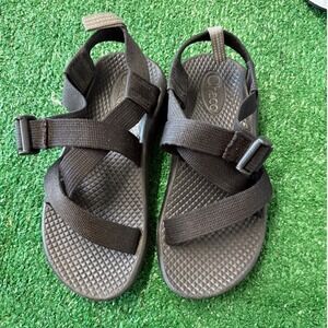 Chaco Z1 Ecotread Kids Sandals Black Adjustable Straps Outdoor Size 12 Unisex